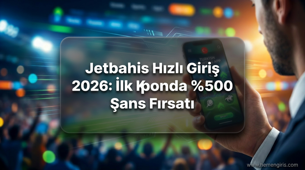 Jetbahis Hızlı Giriş 2026: İlk Kuponda 0 Şans Fırsatı - jetbahis hızlı giriş 2026