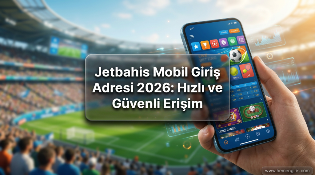 Jetbahis Mobil Giriş Adresi 2026: Hızlı ve Güvenli Erişim - Jetbahis Mobil Giriş Adresi 2026