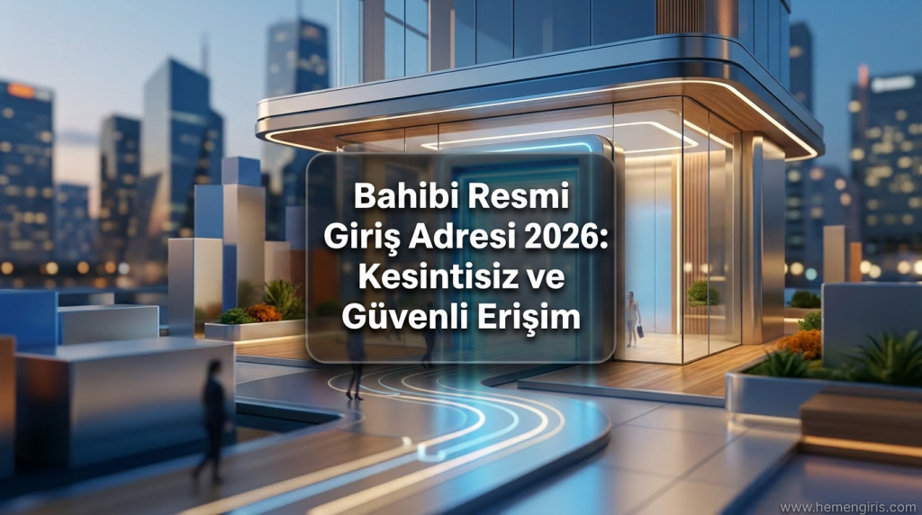 Bahibi Resmi Giriş Adresi 2026: Kesintisiz ve Güvenli Erişim - Bahibi Resmi Giriş Adresi 2026