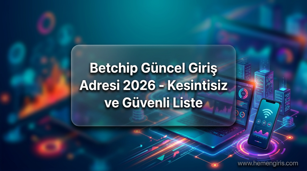 Betchip Güncel Giriş Adresi 2026 - Kesintisiz ve Güvenli Liste - Betchip Güncel Giriş Adresi 2026