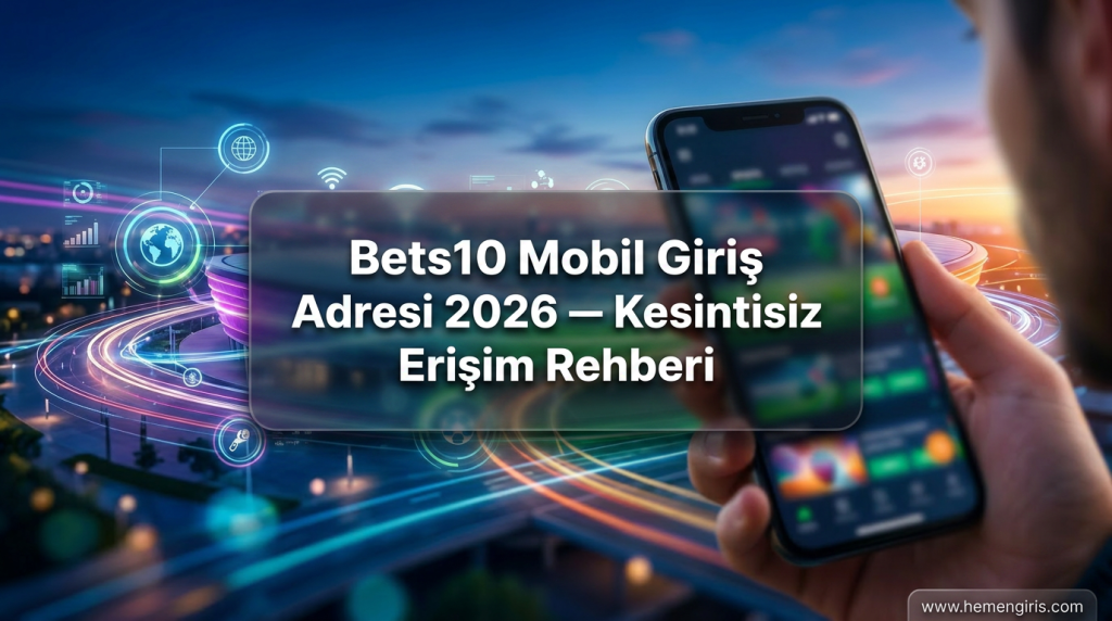 Bets10 Mobil Giriş Adresi 2026 — Kesintisiz Erişim Rehberi - Bets10 Mobil Giriş Adresi 2026