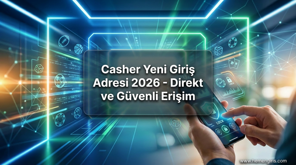 Casher Yeni Giriş Adresi 2026 - Direkt ve Güvenli Erişim - Casher Yeni Giriş Adresi 2026