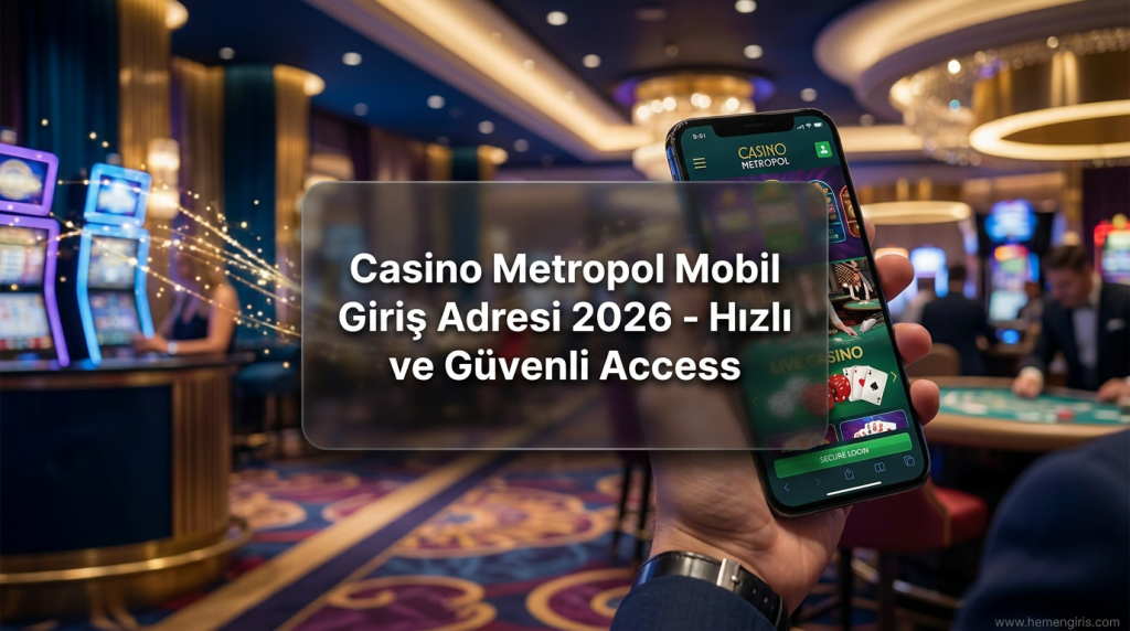 Casino Metropol Mobil Giriş Adresi 2026 - Hızlı ve Güvenli Access - Casino Metropol Mobil Giriş Adresi 2026