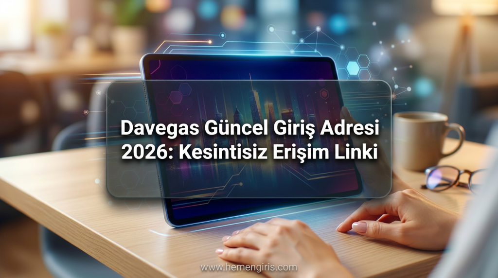 Davegas Güncel Giriş Adresi 2026: Kesintisiz Erişim Linki - Davegas Güncel Giriş Adresi 2026