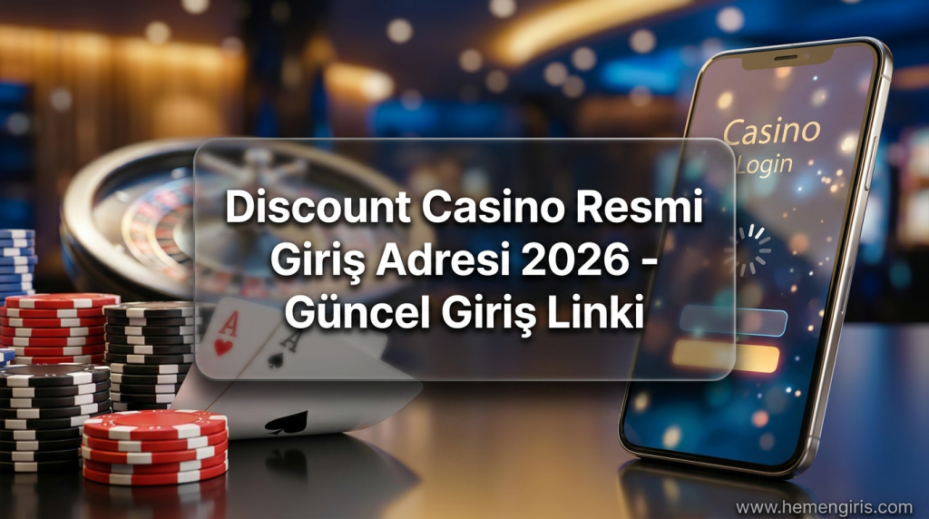 Discount Casino Resmi Giriş Adresi 2026 - Güncel Giriş Linki - Discount Casino Resmi Giriş Adresi 2026