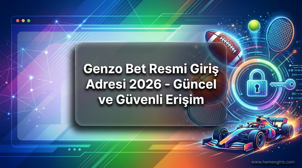 Genzo Bet Resmi Giriş Adresi 2026 - Güncel ve Güvenli Erişim - Genzo Bet Resmi Giriş Adresi 2026