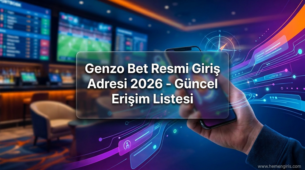 Genzo Bet Resmi Giriş Adresi 2026 - Güncel Erişim Listesi - Genzo Bet Resmi Giriş Adresi 2026