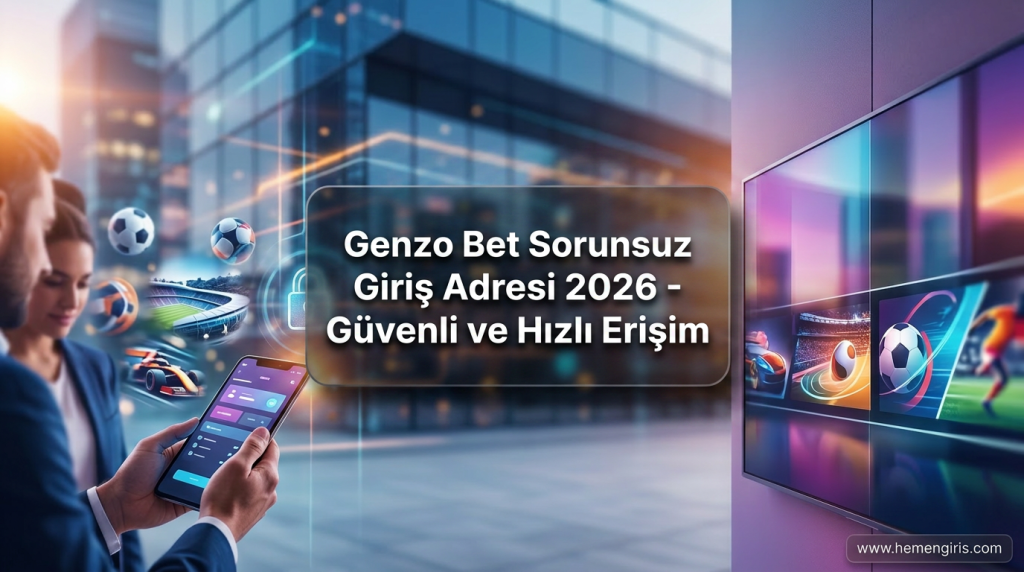 Genzo Bet Sorunsuz Giriş Adresi 2026 - Güvenli ve Hızlı Erişim - Genzo Bet sorunsuz giriş adresi 2026