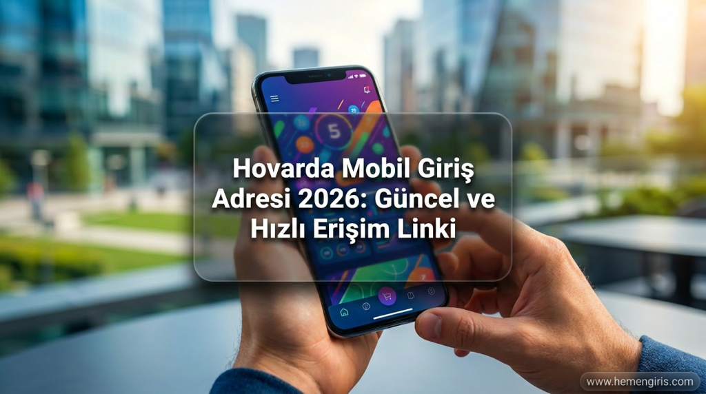 Hovarda Mobil Giriş Adresi 2026: Güncel ve Hızlı Erişim Linki - Hovarda Mobil Giriş Adresi 2026