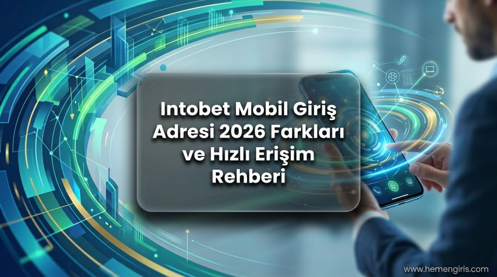Intobet Mobil Giriş Adresi 2026 Farkları ve Hızlı Erişim Rehberi - Intobet Mobil Giriş Adresi 2026