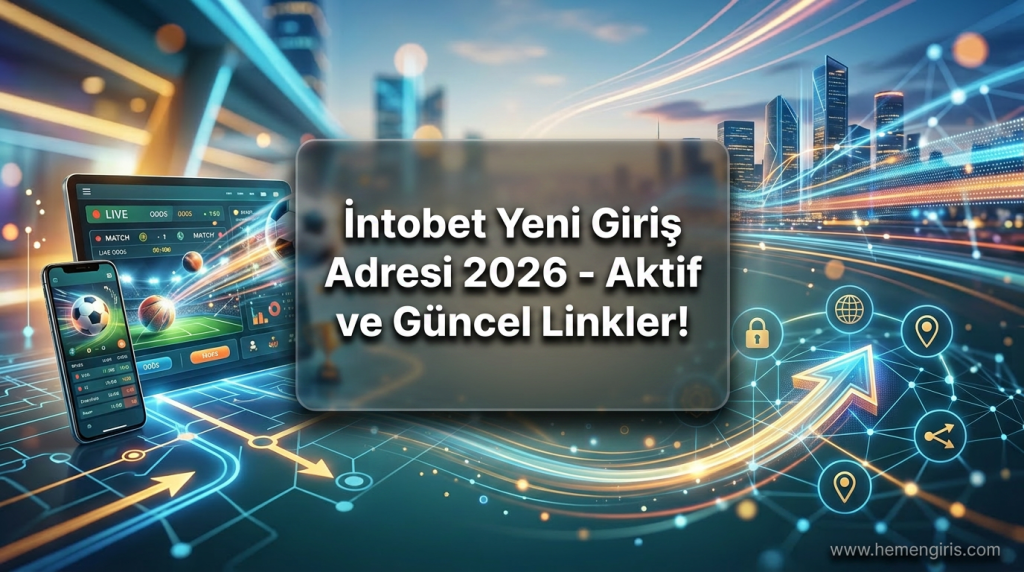 Intobet Yeni Giriş Adresi 2026 - Aktif ve Güncel Linkler! - Intobet Yeni Giriş Adresi 2026