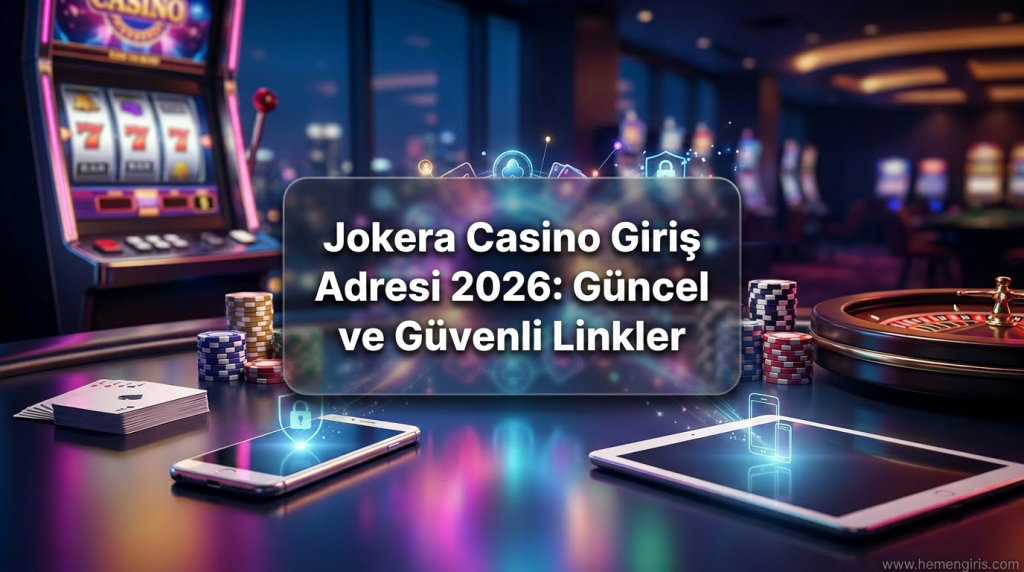 Jokera Casino Giriş Adresi 2026: Güncel ve Güvenli Linkler - Jokera Casino Giriş Adresi 2026