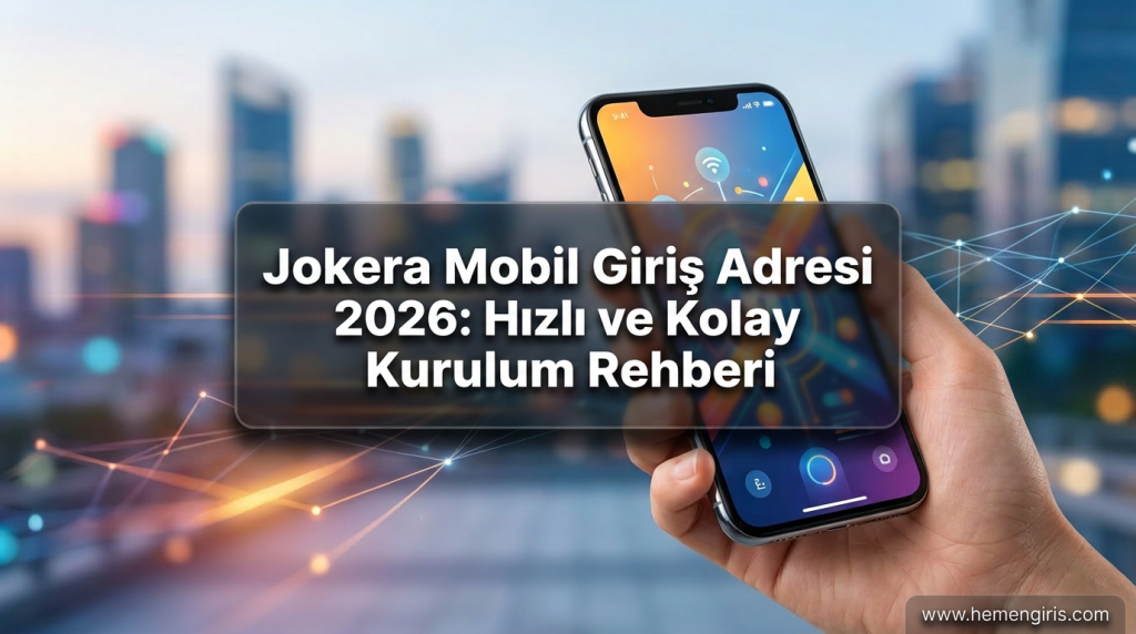Jokera Mobil Giriş Adresi 2026: Hızlı ve Kolay Kurulum Rehberi - Jokera Mobil Giriş Adresi 2026