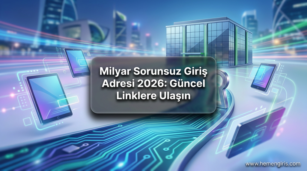 Milyar Sorunsuz Giriş Adresi 2026: Güncel Linklere Ulaşın - Milyar Sorunsuz Giriş Adresi 2026