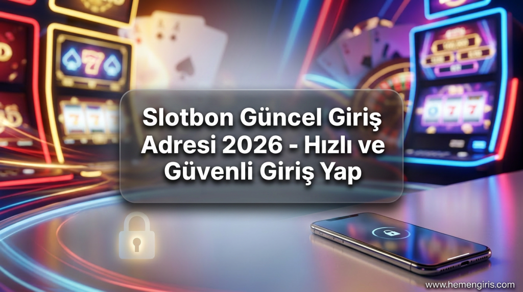 Slotbon Güncel Giriş Adresi 2026 - Hızlı ve Güvenli Giriş Yap - Slotbon Güncel Giriş Adresi 2026
