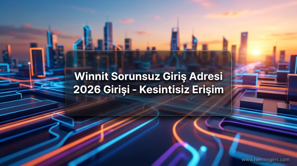 Winnit Sorunsuz Giriş Adresi 2026 Girişi - Kesintisiz Erişim - Winnit Sorunsuz Giriş Adresi 2026