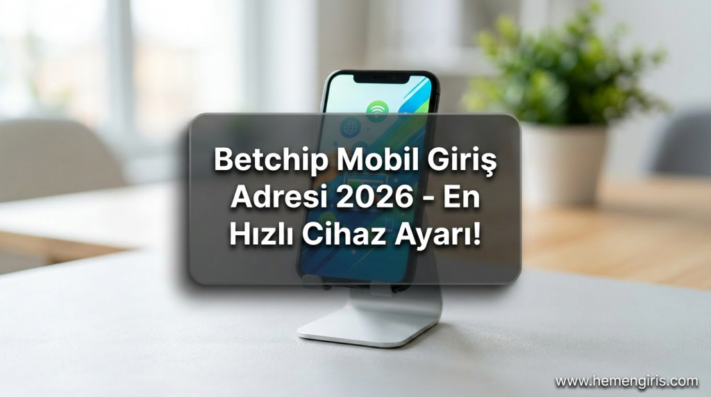 Betchip Mobil Giriş Adresi 2026 - En Hızlı Cihaz Ayarı! - Betchip Mobil Giriş Adresi 2026