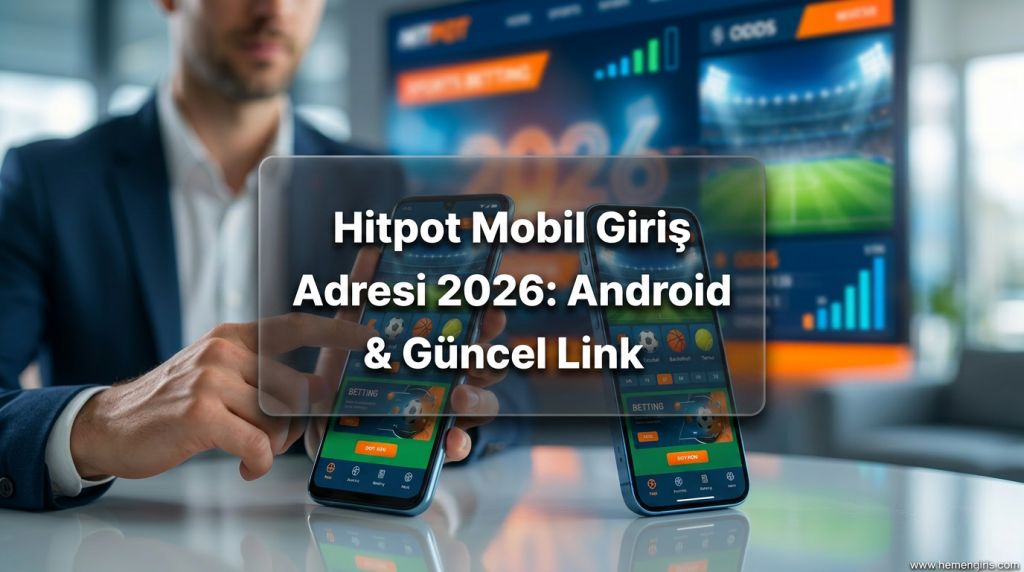 Hitpot Mobil Giriş Adresi 2026: Android & iOS Güncel Link - Hitpot Mobil Giriş Adresi 2026