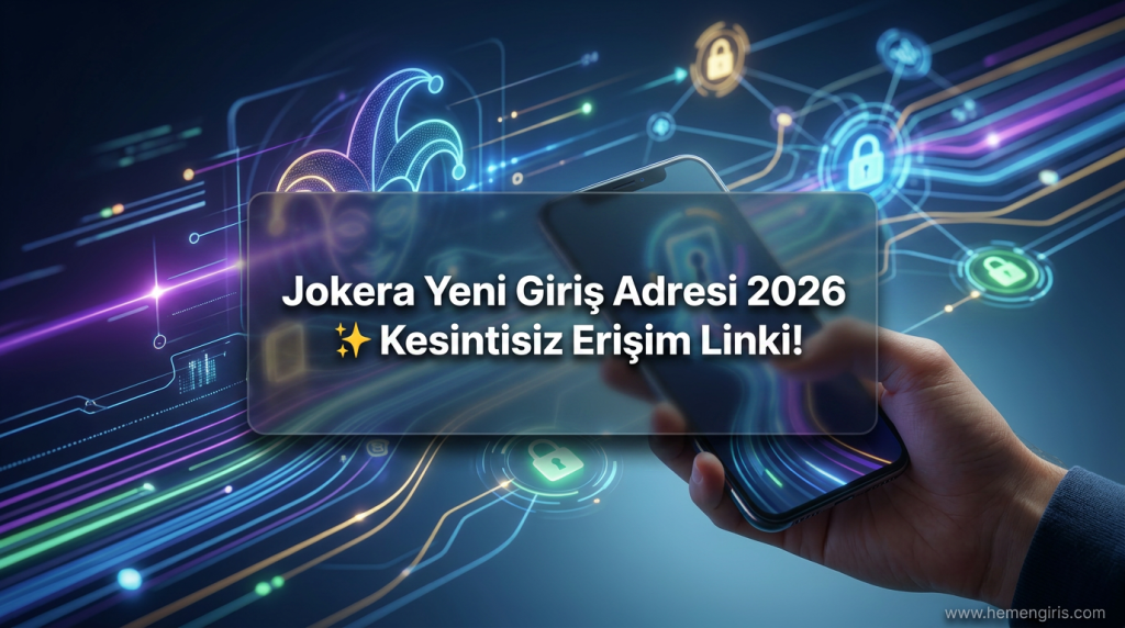 Jokera Yeni Giriş Adresi 2026 ✨ Kesintisiz Erişim Linki! - Jokera Yeni Giriş Adresi 2026