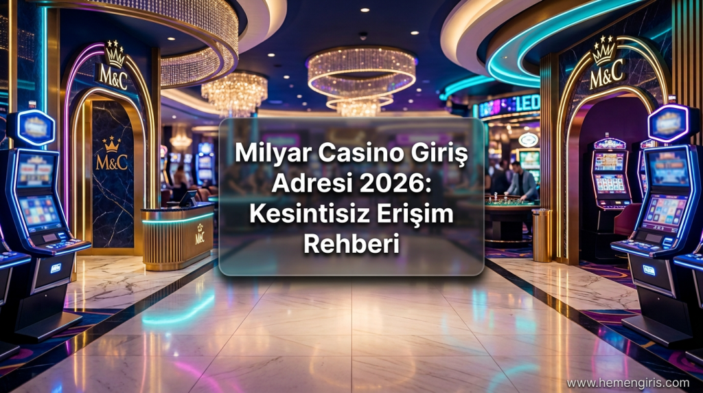 Milyar Casino Giriş Adresi 2026: Kesintisiz Erişim Rehberi - Milyar Casino Giriş Adresi 2026