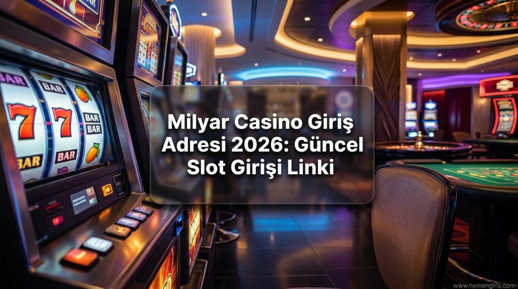 Milyar Casino Giriş Adresi 2026: Güncel Slot Girişi Linki - Milyar Casino Giriş Adresi 2026