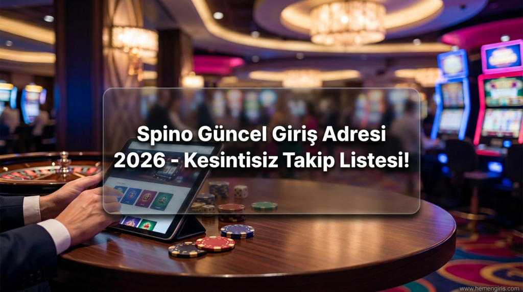 Spino Güncel Giriş Adresi 2026 - Kesintisiz Takip Listesi! - Spino Güncel Giriş Adresi 2026
